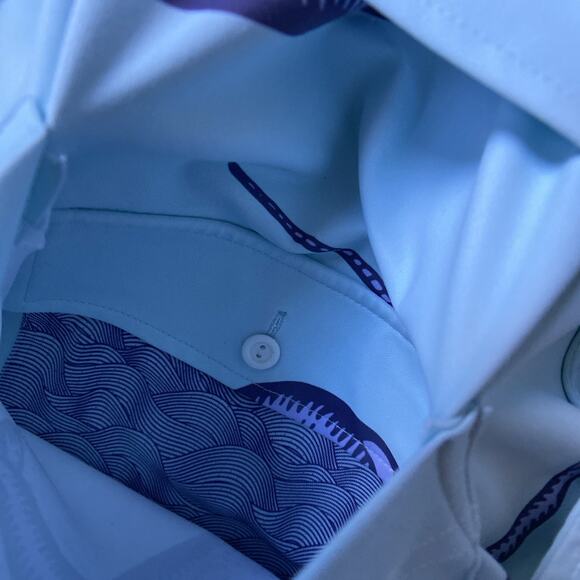 Plover Anywear Robe Unisex One Size Fits Most Blue Narwhal Print Pocket Nautical - Picture 7 of 16